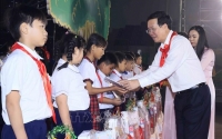 Chủ tịch nước Võ Văn Thưởng dự Đêm hội trăng rằm tại Bình Phước