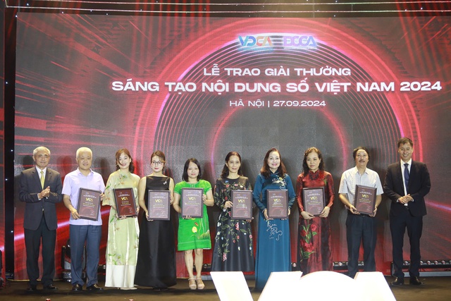 Vinh danh 12 Giải thưởng sáng tạo nội dung số Việt Nam 2024